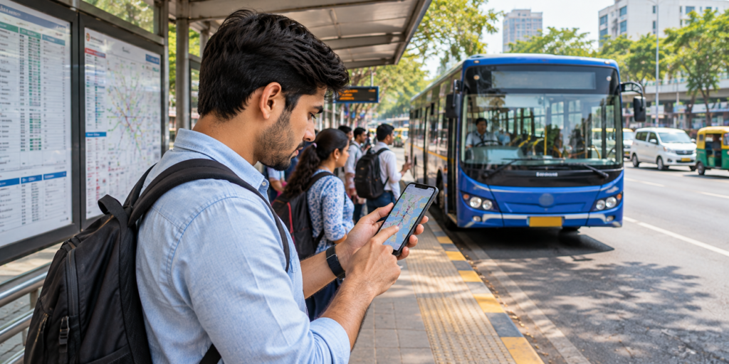 Bus location track